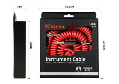 Imagen 2 del producto Cable Instrumento Premium Coil 10M Rojo IPK-222BFGL-10-rde