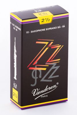 Cajas de cañas Saxo Soprano JaZZ Nº2.5 SR4025 Vandoren