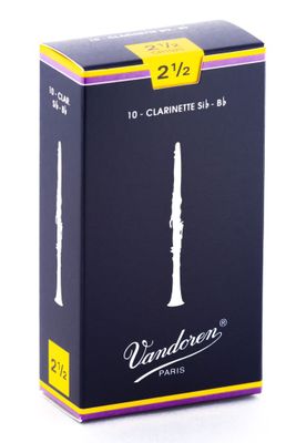 Cajas de cañas Clarinete Sib TRADICIONAL Nº2.5 Vandoren