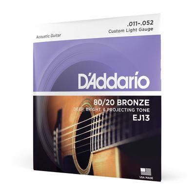 Imagen 2 del producto Set Cuerdas Guitarra Acústica 80/20 Blandas Ej13 Daddario