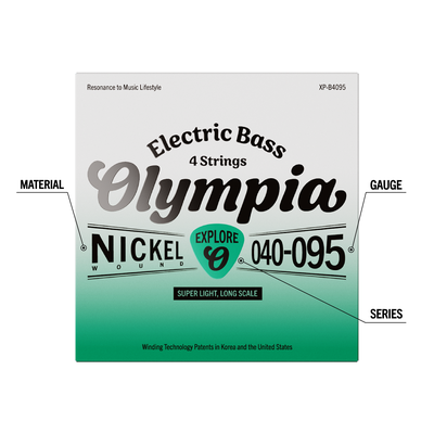 Imagen 2 del producto Set Bajo Eléctrico 4 40-95 XP-B4095 Olympia