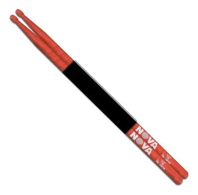 Baqueta Nova punta nylon VICFN7ANR 7AN Red Vic firth