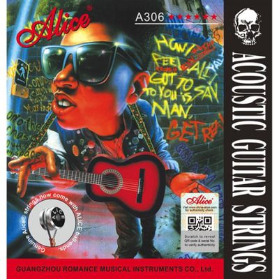 Set de cuerdas de guitarra electroacustica Alice A306XL 0.10 - 0-25