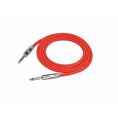 Cable Para Instrumento Rojo Plug Kirlin 6 Metros Ipcv-241-6