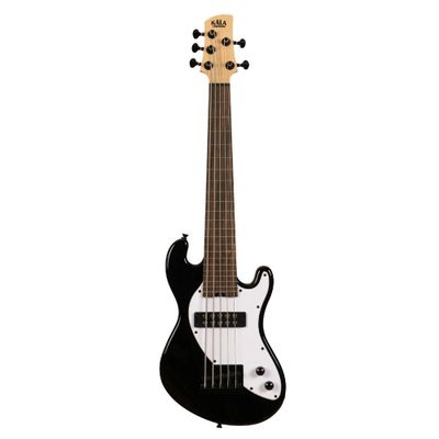 Imagen 1 del producto U-Bass Cuerpo Sólido 5 Cuerdas Fretless Ubass-SB5-BK-FL Kala