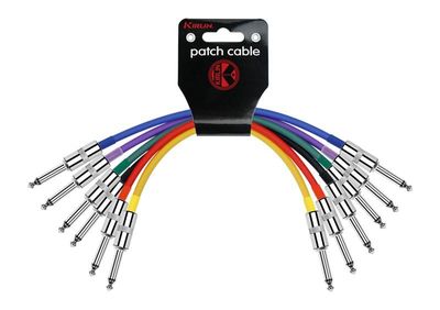 Pack 6 Cable patch 0,3M Ipv6-241-0,30 Kirlin