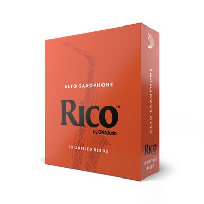 Cañas Saxo Alto 2.0 pack 10 Rico RJA1020 Daddario
