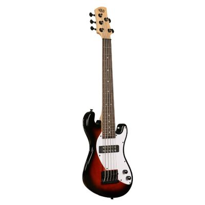 Imagen 2 del producto U-Bass Sólido 5 Cuerdas Fretted Marron Burst Kala