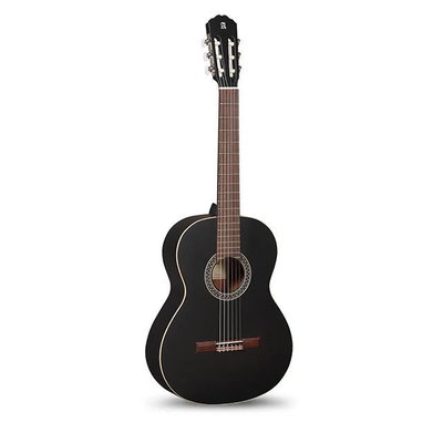 Imagen 1 del producto Guitarra Clásica 1C Black Satin + Funda 4/4 10 Mm Alhambra