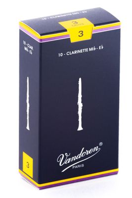 Imagen 1 del producto Cajas de cañas Clarinete Mib TRADICIONAL Nº3.0 Vandoren