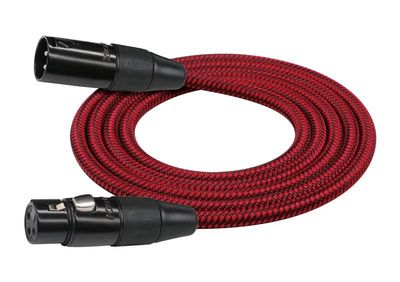 Imagen 2 del producto Cable microfono estandar XLR 10M Rojo MWC-270PB-10-RDA