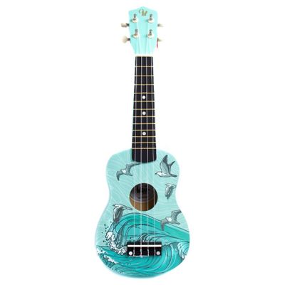 Ukelele Soprano Hana diseño Mar + Funda HN-SEA