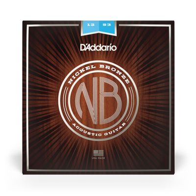 Imagen 2 del producto Set de cuerdas Guitarra Acústica Bronze Lite NB1253 Daddario