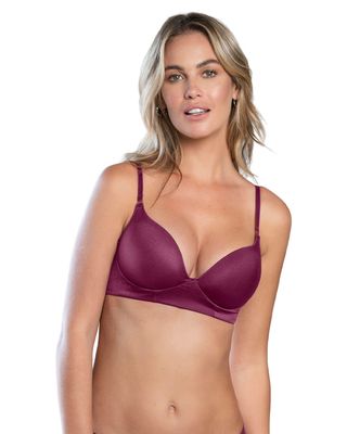 Sostén Doble Realce 011979 Rojo Oscuro