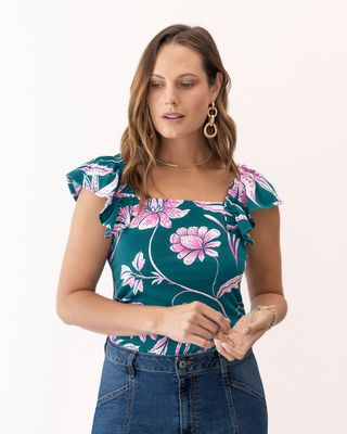 Leonisa Ropa Exterior Camiseta F6933 Verde
