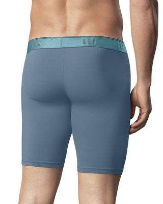 Imagen 2 del producto Leo Boxer Masculino Deportivo 033309 Azul Grisaceo