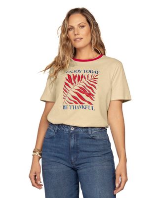 Leonisa Ropa Exterior Camiseta F7176  Beige