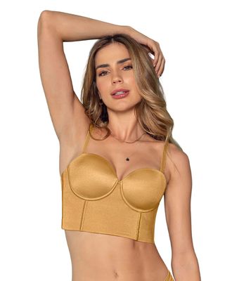 Sostén Strapless 091060 Dorado