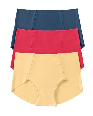 Leonisa Panties Clasico 12882X3 Amarillo / Azul / Coral