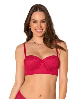 Sostén Realce Alto 11911N Rojo