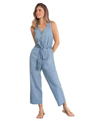 Leonisa Enterito largo manga sisa F6253 Azul Claro