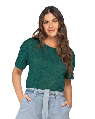 Leonisa Ropa Exterior Camiseta F6919 Verde