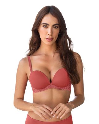 Brasieres Triple Realce 091043 Terracota