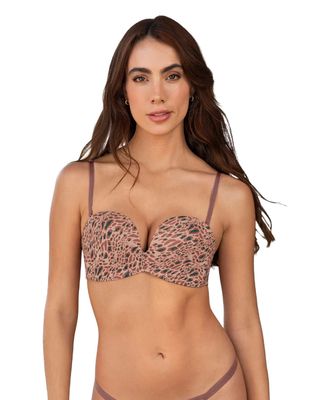 Brasieres Realce Alto 011841 Marrón