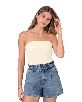 Leonisa Ropa Exterior Camiseta F7262 Marfil