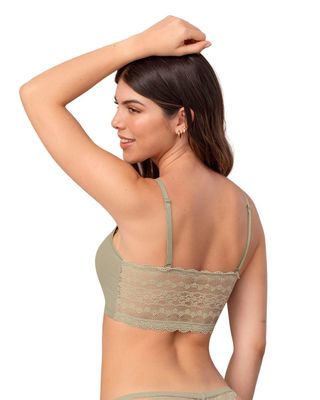 Imagen 2 del producto Sostén Bralette 091093 Verde Grisaceo