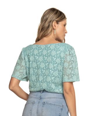 Imagen 2 del producto Leonisa Ropa Exterior Camiseta F6898  Verde / Azul