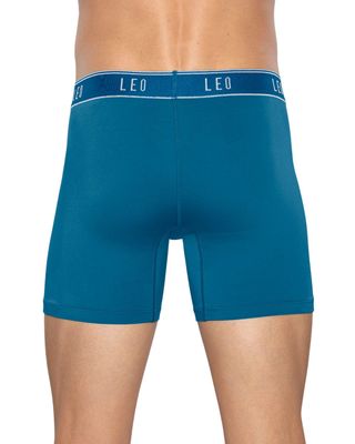 Imagen 2 del producto Leo Ropa Interior Masculina Boxer Medio 033354 Azul Oscuro