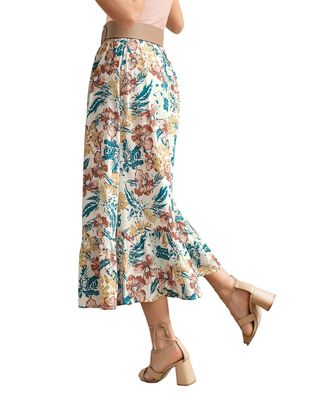 Imagen 2 del producto Leonisa Falda larga amplia con elástico en cintura F6182S Flores