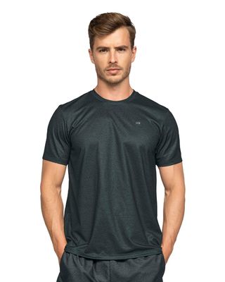 Leo Ropa Deportiva Masculina Camiseta 508007R Estampado Gris