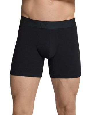 Leo Ropa Interior Masculina Boxer Medio 033360 Negro