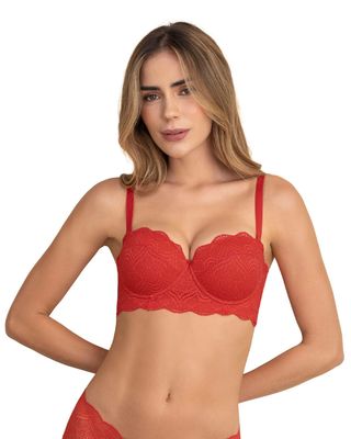 Brasieres Realce Alto 011877 Rojo