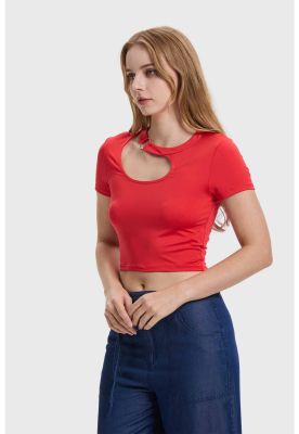 Imagen 2 del producto Polera Mujer Argolla Rojo