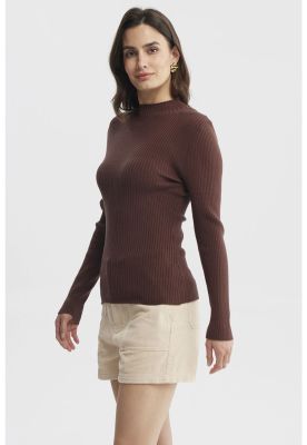 Imagen 2 del producto Sweater Mujer Ajustado Café Claro