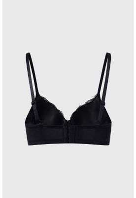 Imagen 2 del producto Sostén Mujer Copa Soft Encaje Superior Negro
