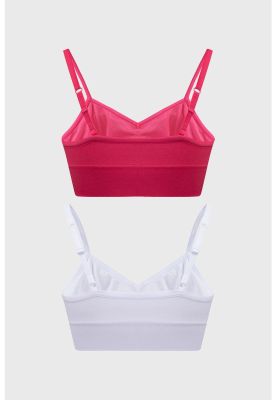 Imagen 2 del producto Sostén Mujer Bipack Peto Liso Fucsia