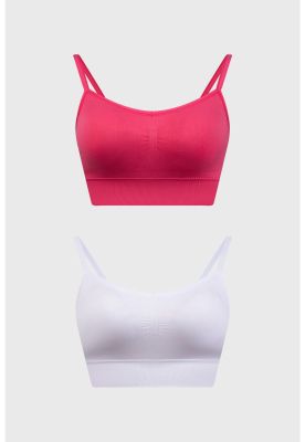 Imagen 1 del producto Sostén Mujer Bipack Peto Liso Fucsia