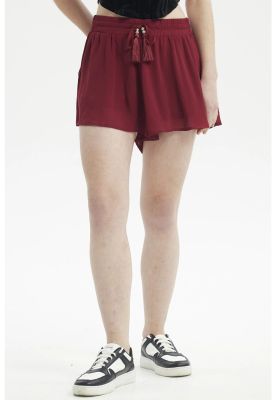 Imagen 1 del producto Short Mujer Cordón Delantero Rojo