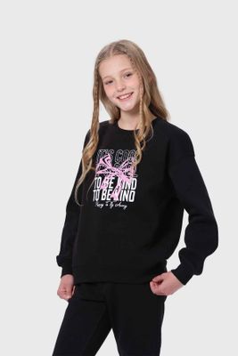 Imagen 2 del producto Polerón Niña Básico Negro