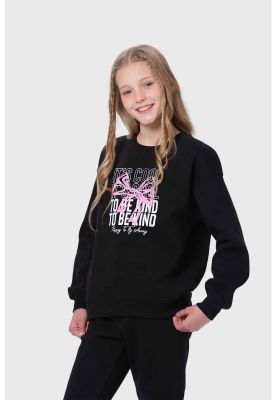 Imagen 2 del producto Polerón Niña Básico Negro