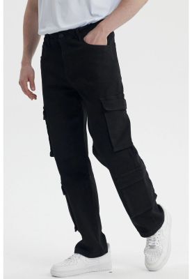 Imagen 2 del producto Jeans Hombre Doble Cargo Negro