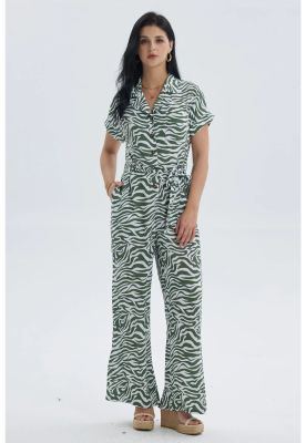 Enteritos Mujer Largo Blanco/ Verde