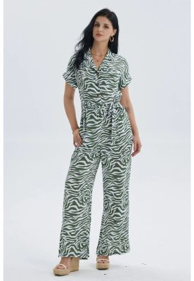 Imagen 2 del producto Enteritos Mujer Largo Blanco/ Verde