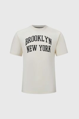 Polera Niño College Oversize Blanco