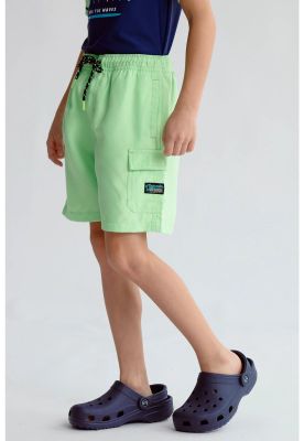 Imagen 2 del producto Short De Baño Niño Básico Verde Claro