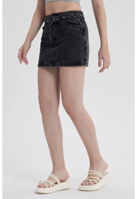 Imagen 2 del producto Falda Mujer Cinturón Negro l